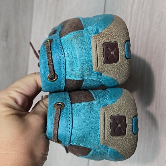 Twisted X Womens Leather Driving Moc Loafer boots shoes sz 9M - Picture 6 of 11